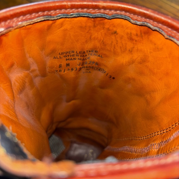 Frye Americana Flag Boots Size 8 - Picture 7 of 10